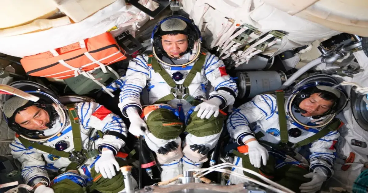Stranded Chinese Astronauts Begin Return Journey After Space Debris Damages Shenzhou-20 Capsule