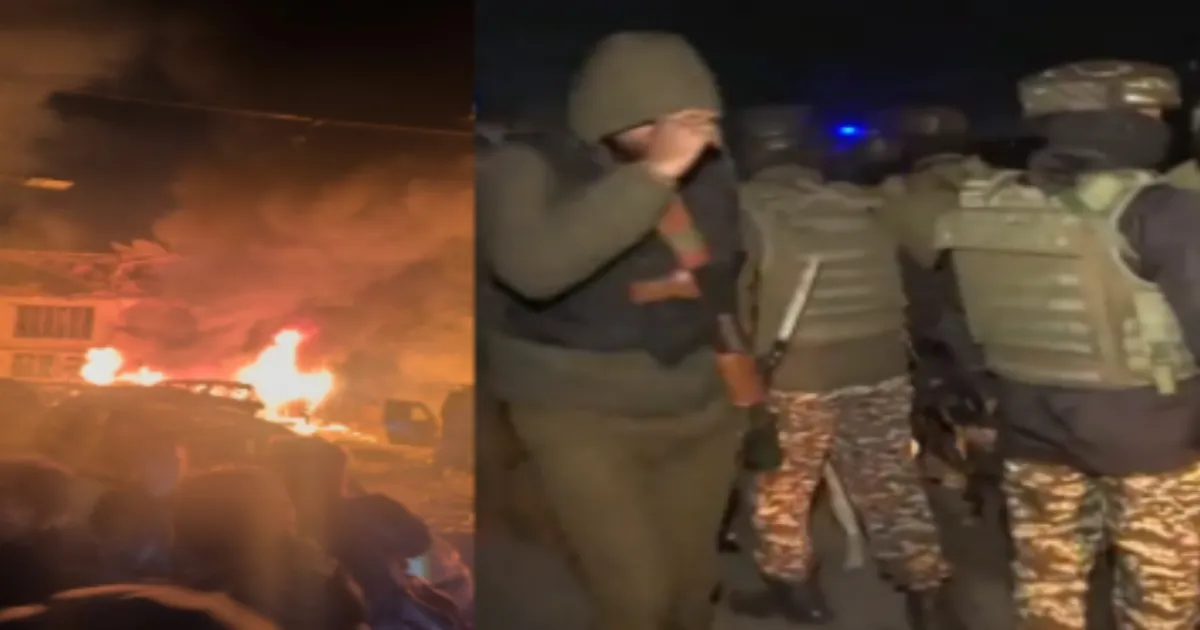 #BreakingNews: Horrific Nowgam Police Station Blast; Bodies Found 300 Metres Away!