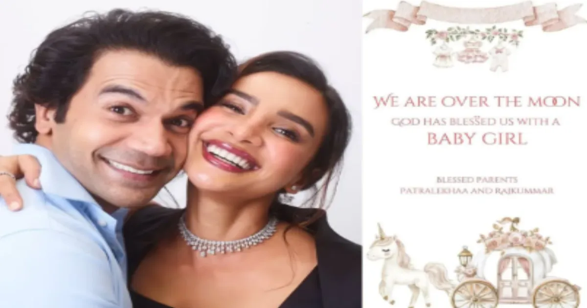 Rajkummar Rao and Patralekhaa Joyfully Announce Birth of Baby Girl