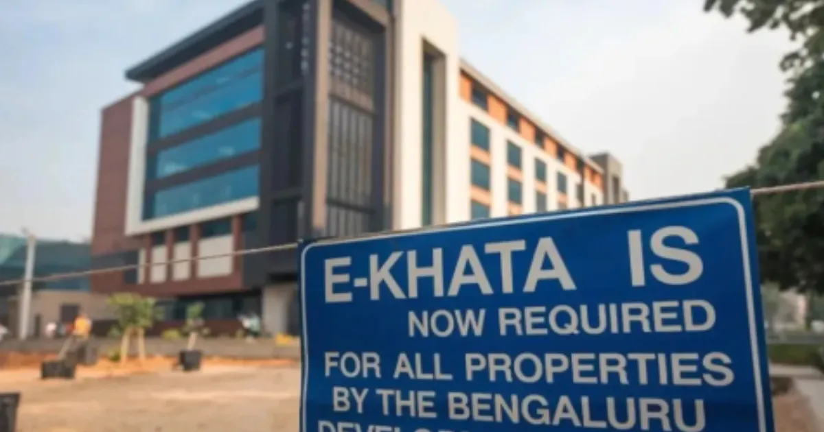 Bengaluru One Centres to Process E-Khata Applications as City Moves to Fully Digital System