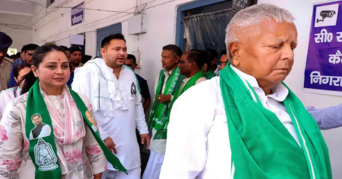 BJP Hits Out at Lalu Yadav’s Family with ‘Patriarchal, Anti-Woman Mentality’ Attack