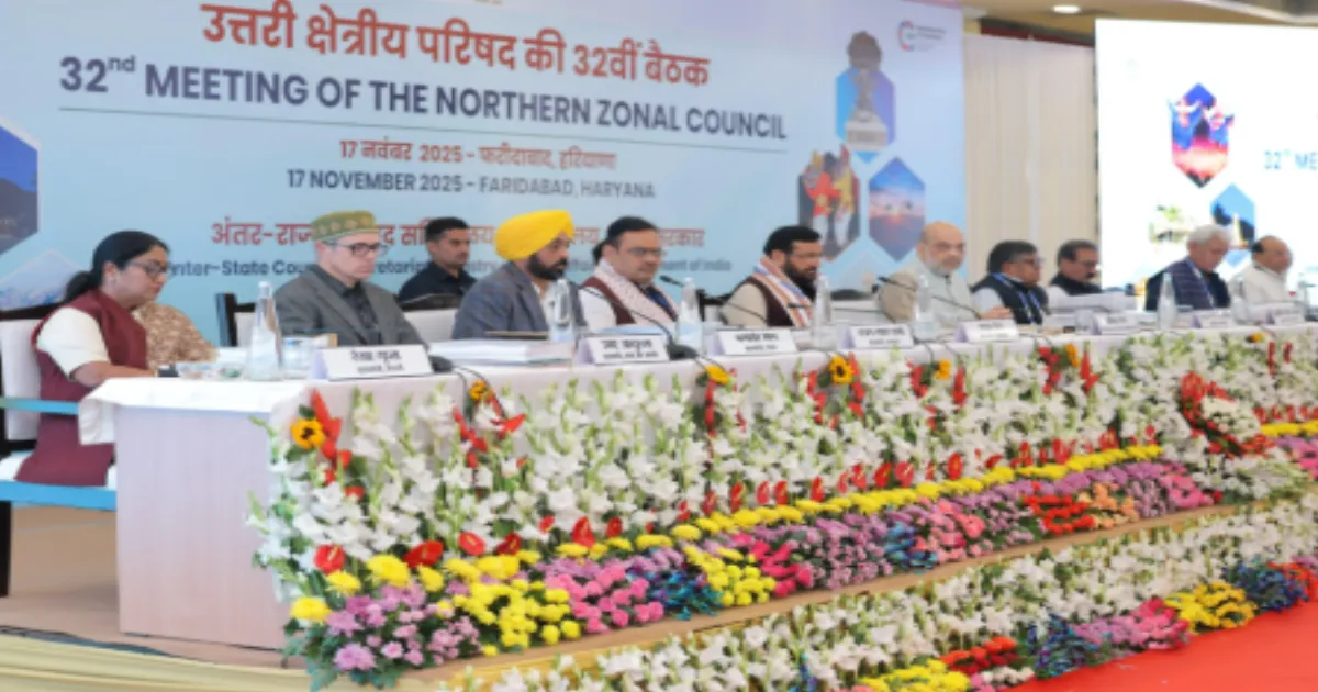 Amit Shah Chairs High-Stakes Northern Zonal Council Meeting in Faridabad Amid Heightened Security
