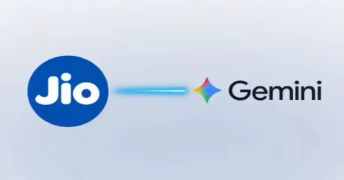 Jio Expands AI Partnership, Offers Free 18-Month Google Gemini 3 Plan to 5G Users