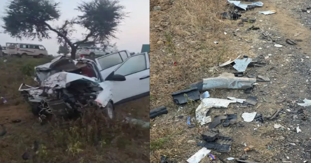 Wedding Trip Turns Tragic: 3 Dead, 4 Injured in Guna Road Accident