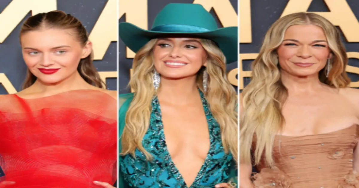 CMA Awards 2025 Feature Red Carpet Appearances By Kelsea Ballerini, Lainey Wilson and LeAnn Rimes