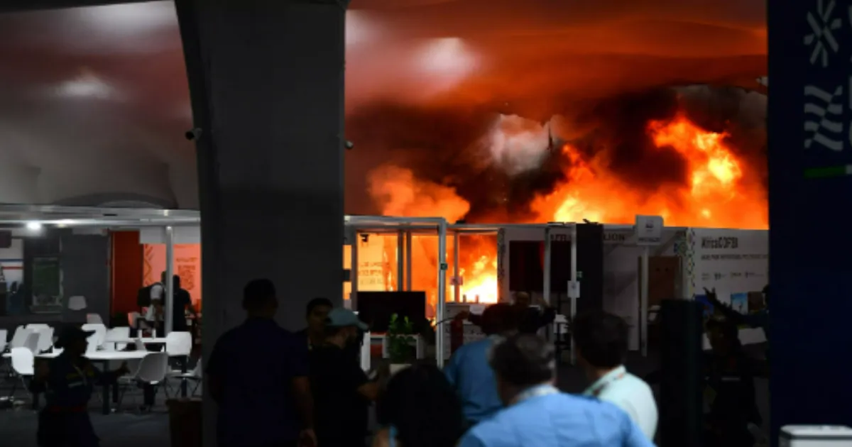 Massive Fire Erupts at COP30 Venue in Brazil Less Than Two Weeks Before Summit