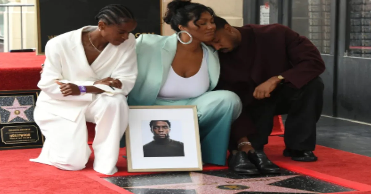 Chadwick Boseman Receives Walk of Fame Honor as His Widow Leads Emotional Tribute