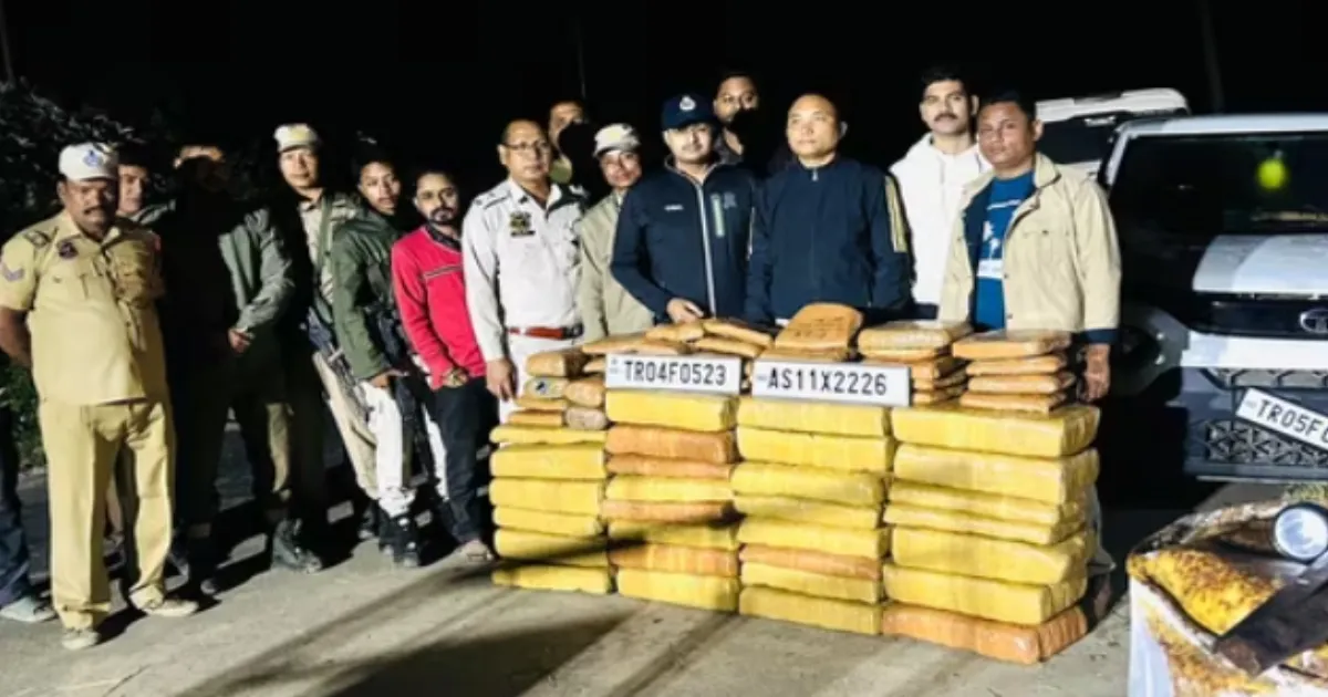 Assam Police Hit Drug Mafia With ‘Bollywood-Style Beating’ After Seizing Massive Contraband