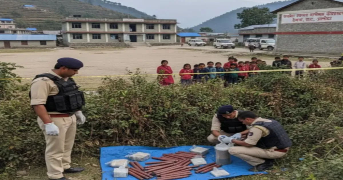 #BreakingNews: 161 Explosive Sticks Recovered Outside Uttarakhand School; Massive Probe Launched