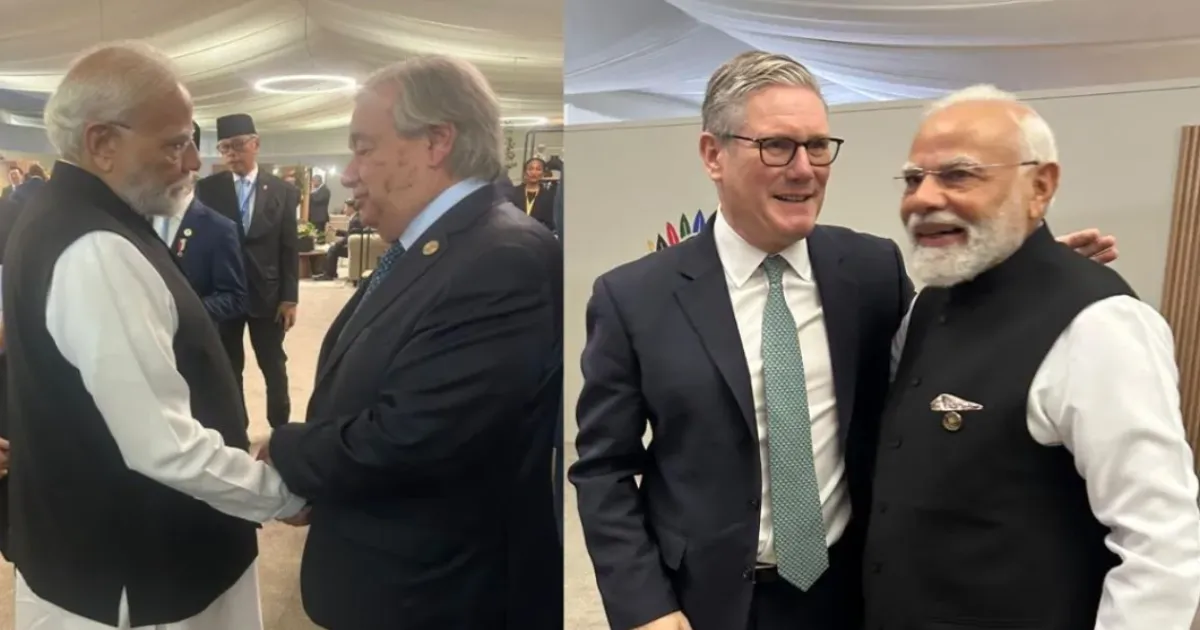 PM Modi Holds Key Talks with UN Chief and UK PM at G20, Pushes Global Reform Agenda