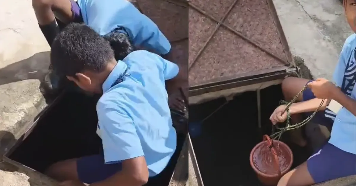 Karnataka CM’s Own Constituency Forces Kids to Clean Toilets & Haul Water