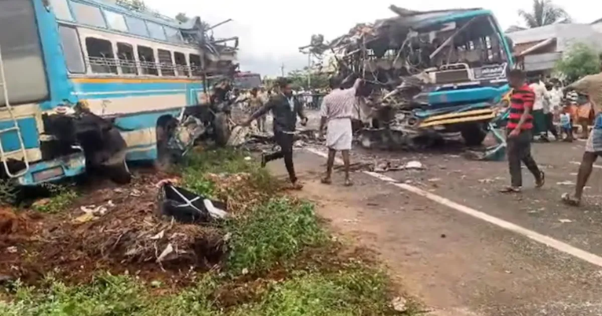 Reckless Overtaking Blamed as Two Buses Crash Head-On in Tenkasi; Six Dead