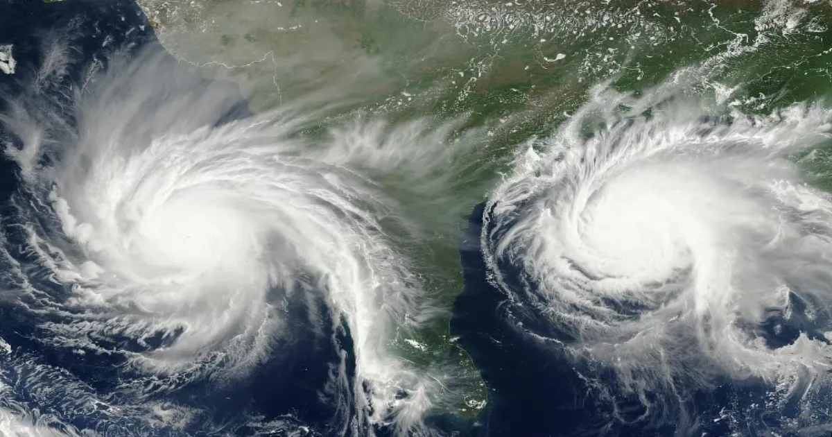 IMD Issues Rare Alert on Two Potential Cyclones Approaching Indian Coast
