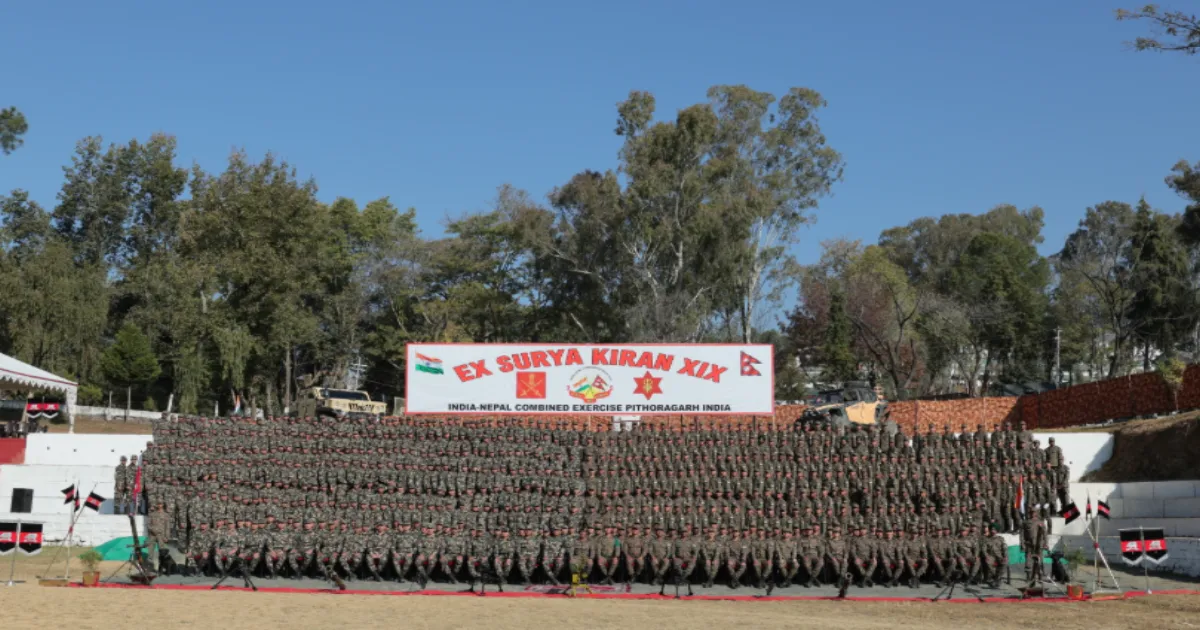 India-Nepal Joint Exercise SuryaKiran XIX Embrace Tech-Driven Military Drills