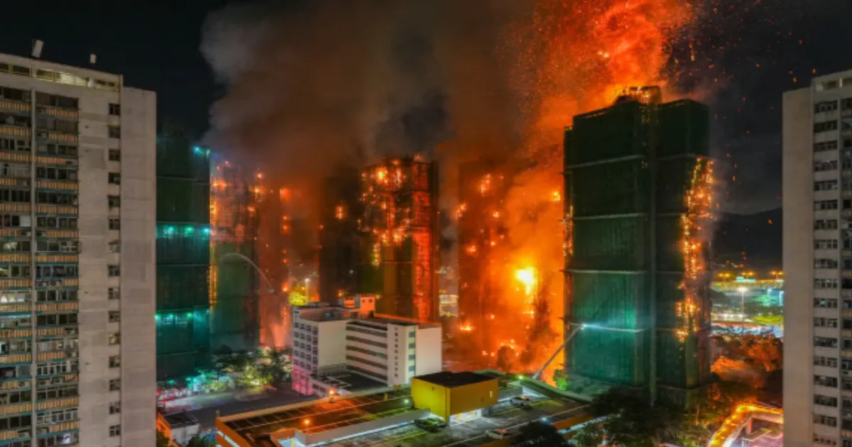 Hong Kong Fire Tragedy: Death Toll Climbs to 44, 3 Construction Workers Arrested in Manslaughter Probe