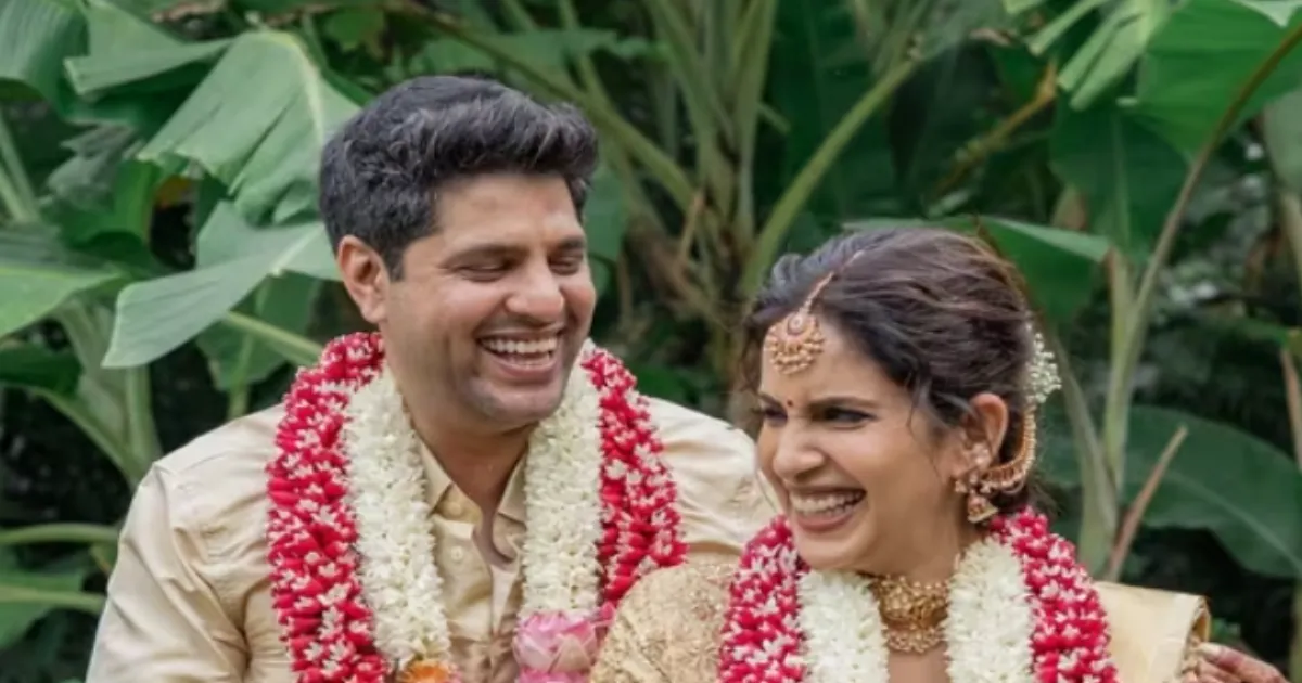 Samyuktha Shan Marries Former CSK Cricketer Aniruddha Srikkanth in Intimate Ceremony