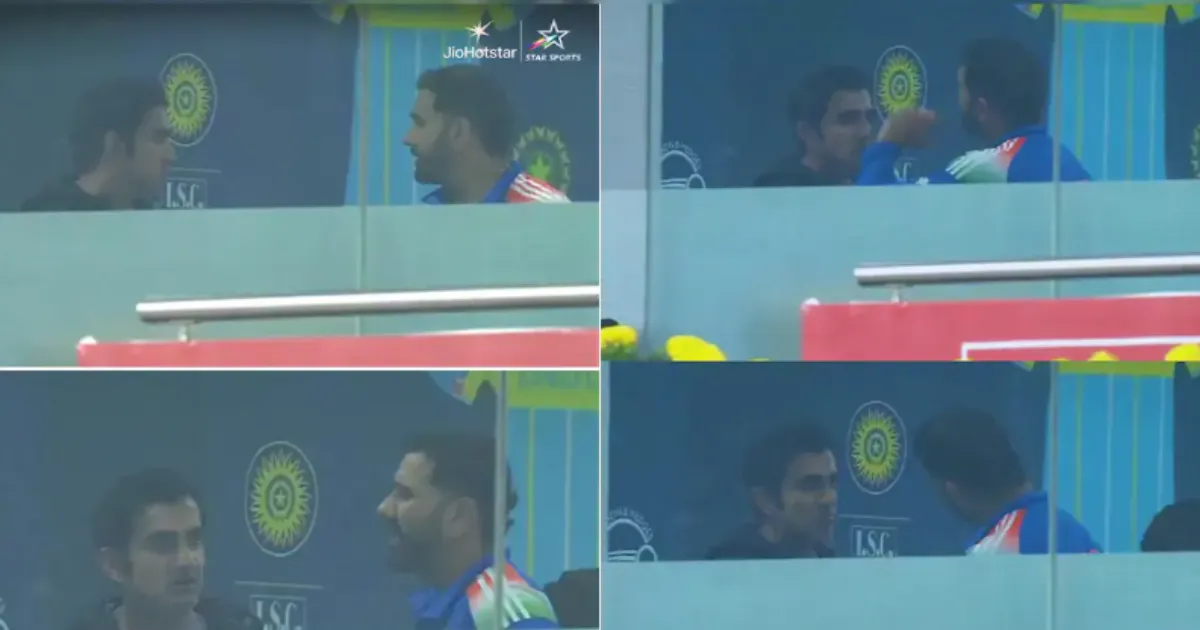 Rohit Sharma and Gautam Gambhir Seen in Animated Discussion After India’s Win vs South Africa