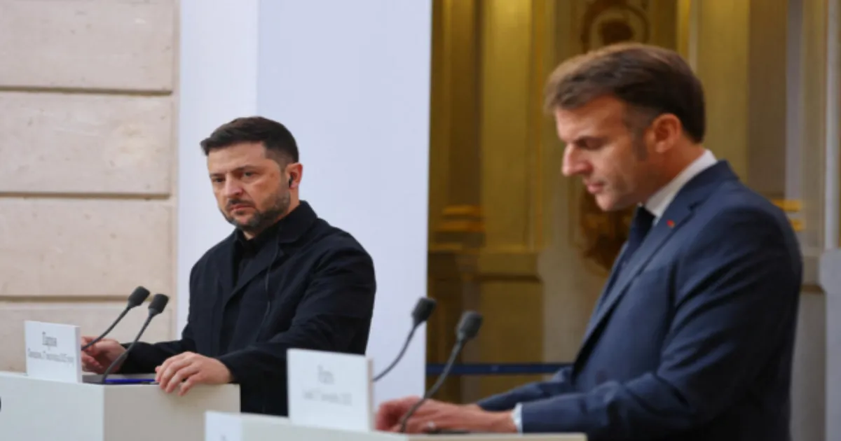 Zelensky Meets Macron as Trump Pushes Revised U.S. Peace Plan for Ukraine