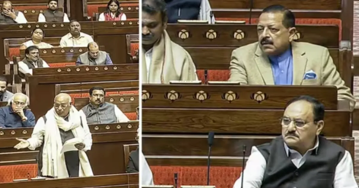 BJP Rebukes Kharge for Citing Dhankhar during Radhakrishnan’s Rajya Sabha Welcome