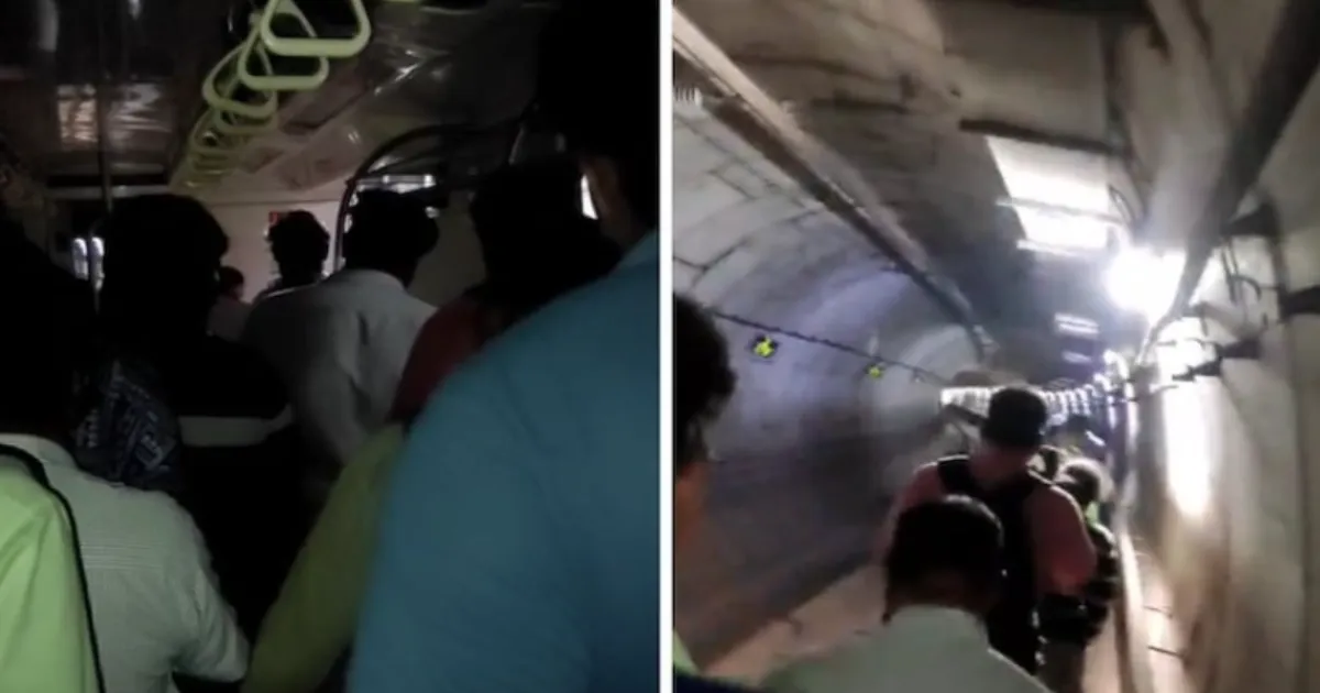 Power Loss Stops Chennai Metro Train; Passengers Evacuate Through Tunnel in Darkness