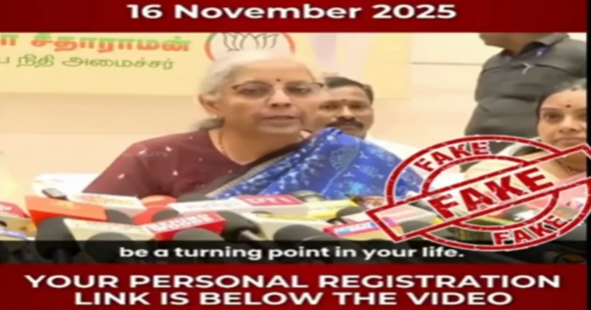Bengaluru Police Probe Deepfake Video of Nirmala Sitharaman Used in Investment Scam