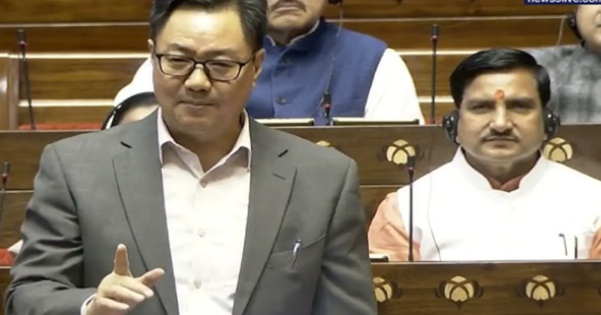 Opposition Livid as Vande Mataram Gets Priority Over SIR Says Rijiju