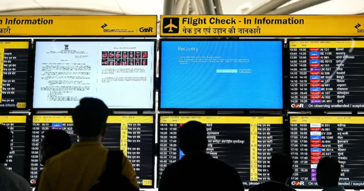 Global Microsoft Outage Disrupts Airport Check-Ins Across India