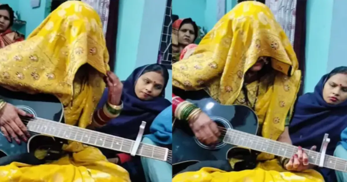 Guitars and Ghoonghats Collide: Bride’s Viral Video Ignites Tradition vs Modernity Clash