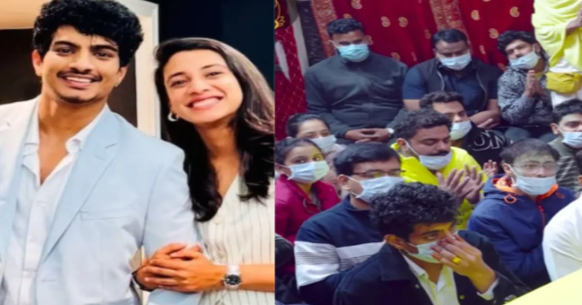 Palash-muchhal-prays-for-guidance-at-vrindavan