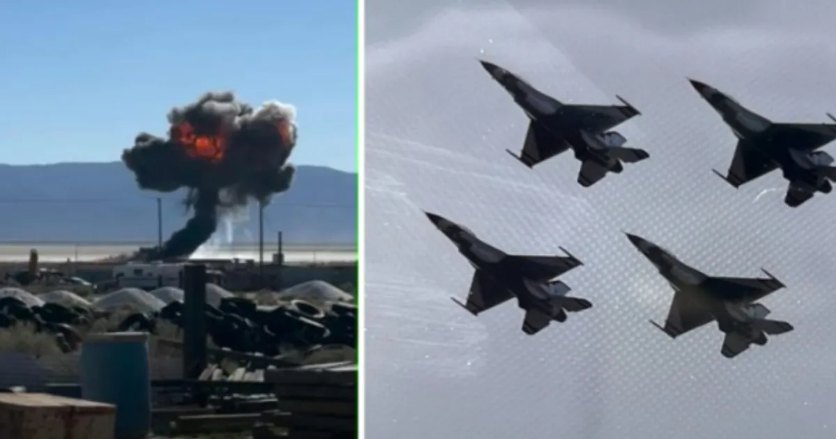 US Air Force F-16 Crashes During Training in California; Pilot Survives