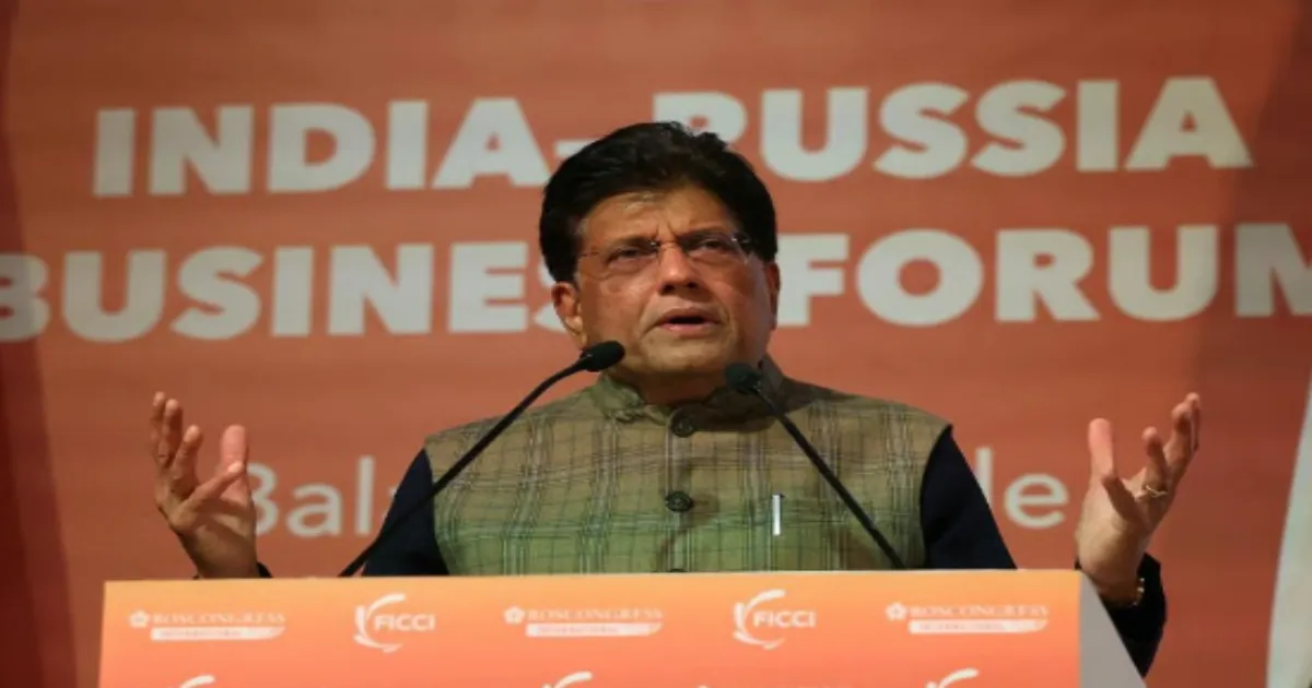 Goyal Calls For Urgent Correction Of Skewed India Russia Trade Imbalance Ties
