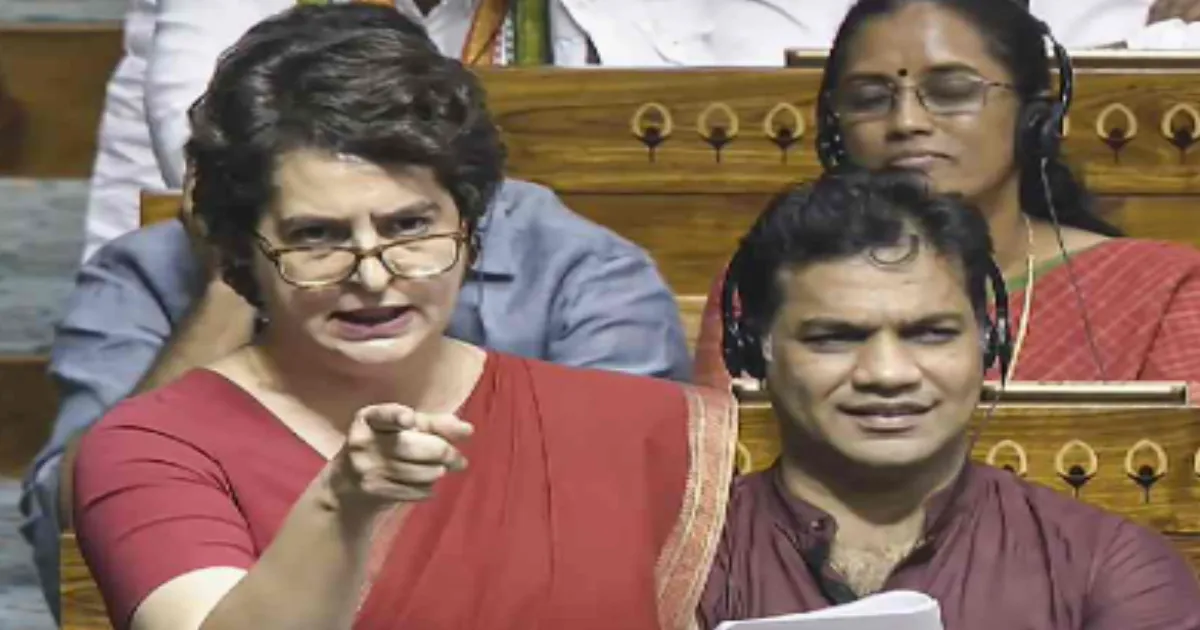“Nehru Lived And Died For India”: Priyanka Gandhi Defends Legacy in Fiery Speech