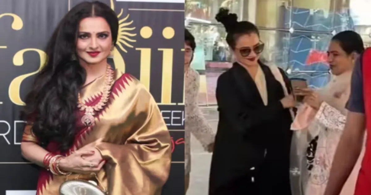 "Jaya Bachchan 2.0": Netizens Criticize Rekha For Pushing Fan at Airport