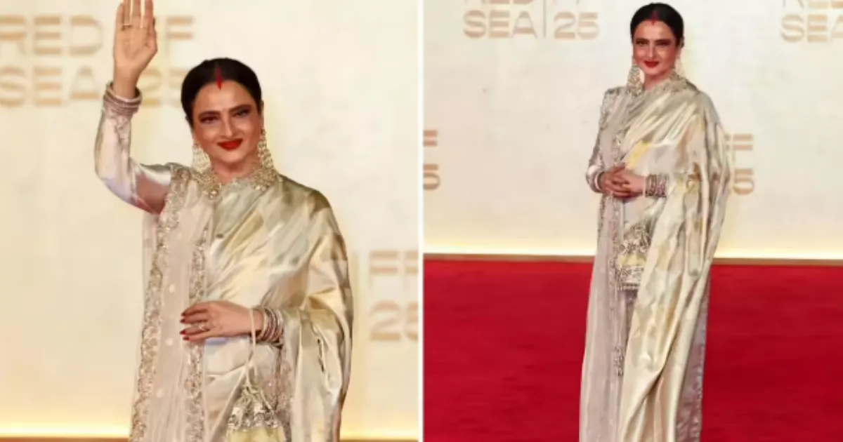 Rekha Receives Red Sea Honouree Award; Calls Cinema Her Lifeline in Moving Speech