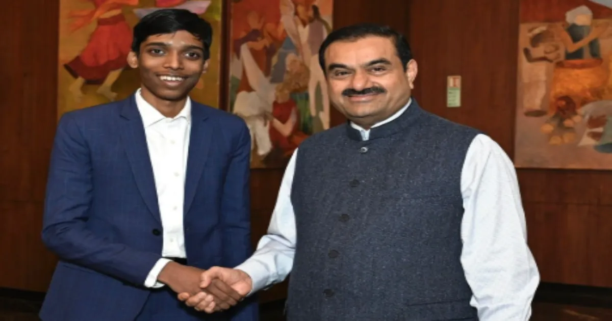 Gautam Adani Commends India’s Chess Icons After Praggnanandhaa Wins FIDE Circuit 2025