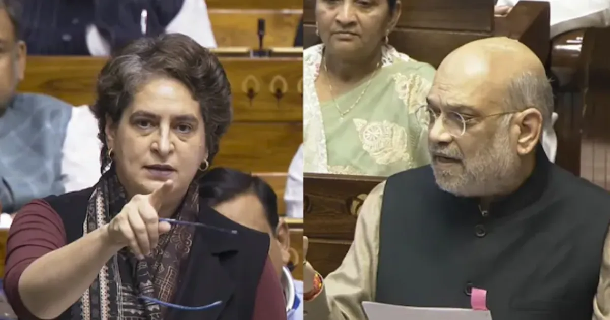 Amit Shah Rebuts Priyanka Gandhi, Says Vande Mataram ‘Above Electoral Arithmetic’