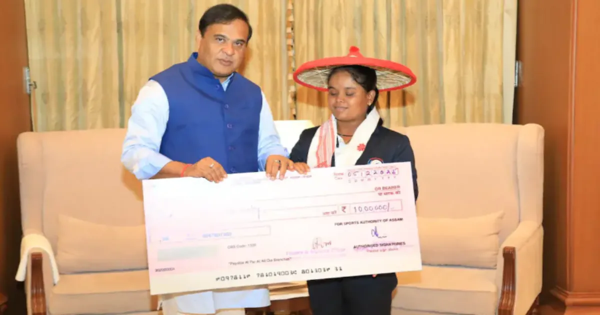 Assam’s Blind Cricketer Simu Das Honored After Leading India to T20 World Cup Triumph