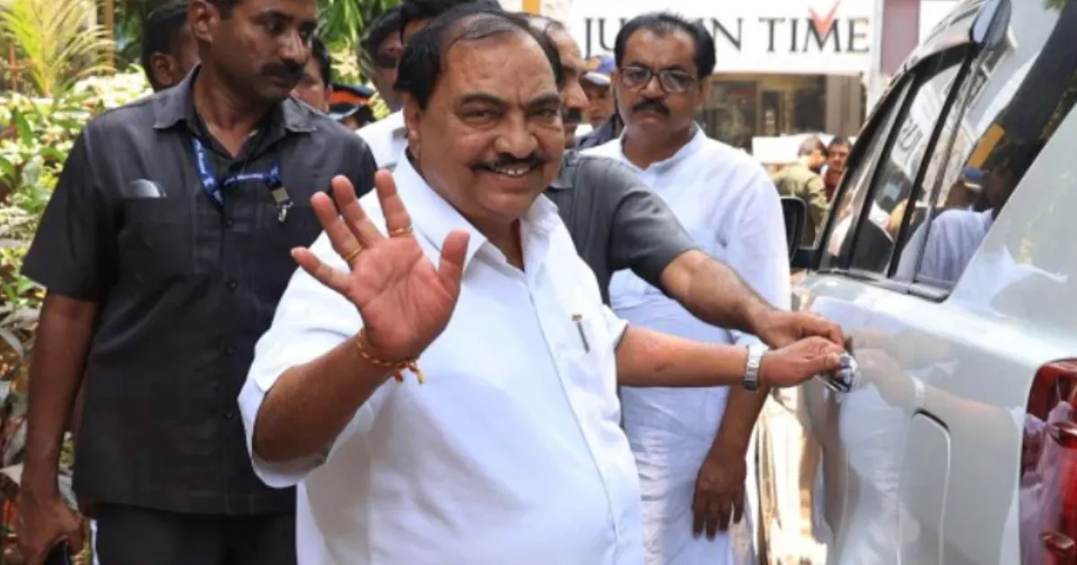 Ex-Minister Eknath Khadse Cornered as Court Refuses to Drop ₹31-Crore Scam Charges