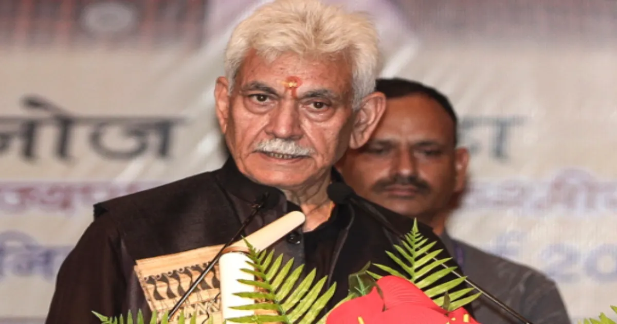 LG Sinha Hails Article 370 Abrogation, Rewards Terror Victim Families