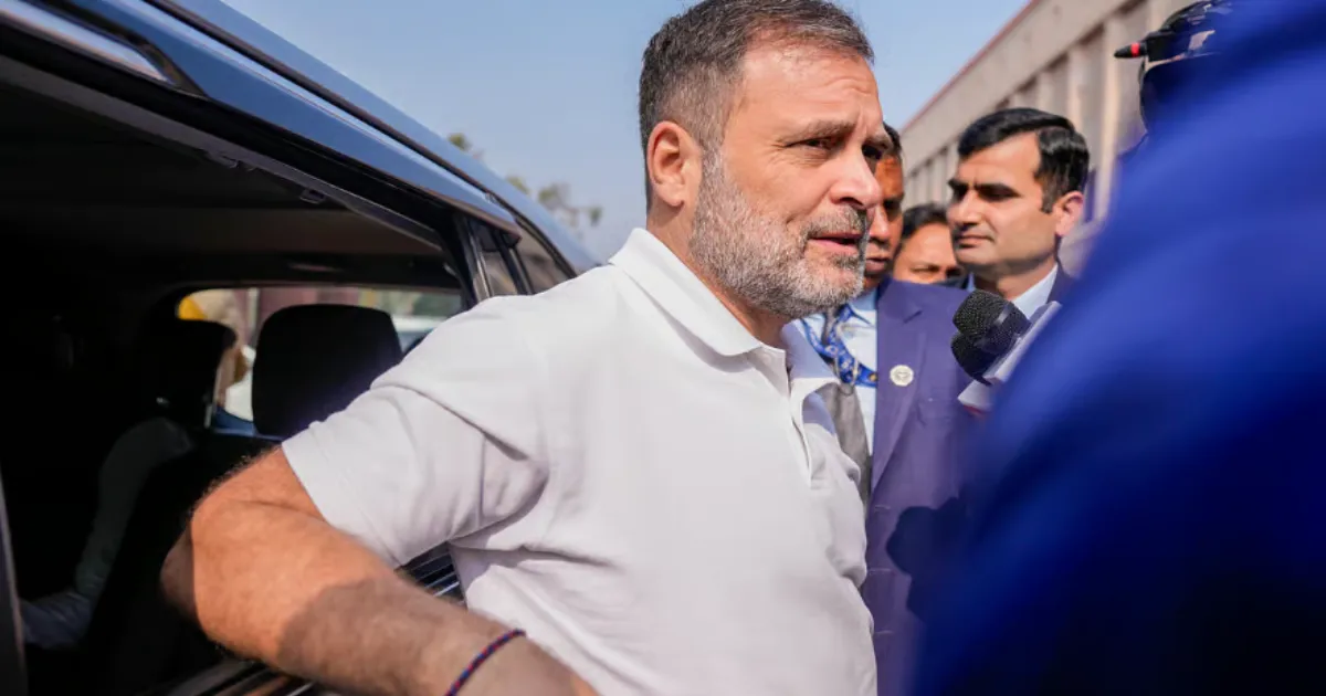 Rahul Gandhi Heads to Hyderabad For Messi’s Friendly Football Match With Revanth Reddy