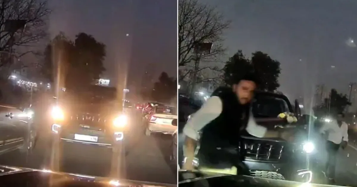 Gurugram Police Probe Road Rage After Dashcam Video Shows Wrong-Way Driving