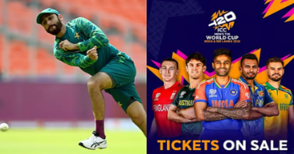 ICC Omits Pakistan Skipper Salman Ali Agha From T20 World Cup Ticket Sales Poster