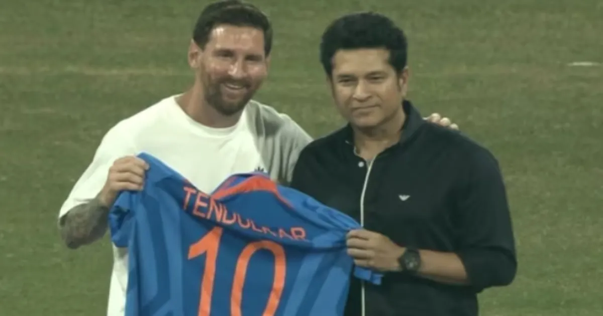 Two Legends, One Stadium: Messi and Sachin Create Unforgettable Moment at Wankhede