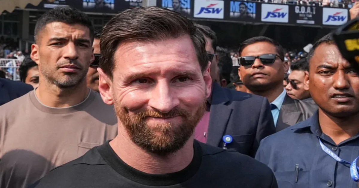 Messi Touches Down in Delhi For Grand Finale of GOAT Tour