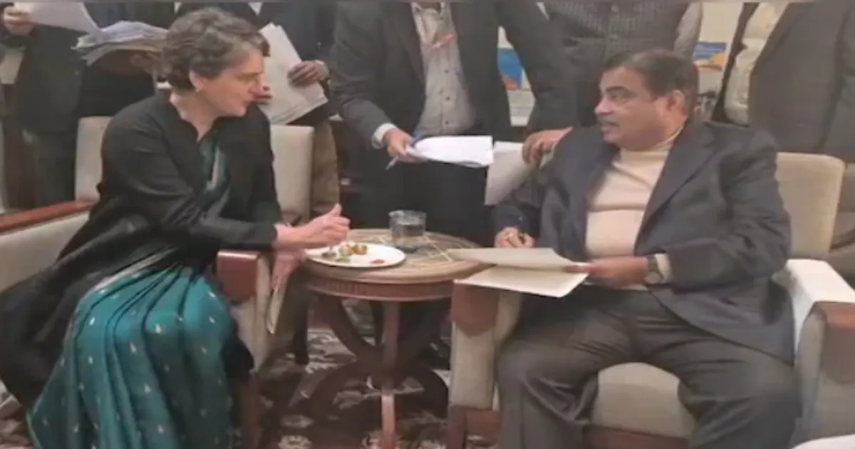 Priyanka Gandhi Holds Productive Talks With Gadkari on Kerala Infrastructure