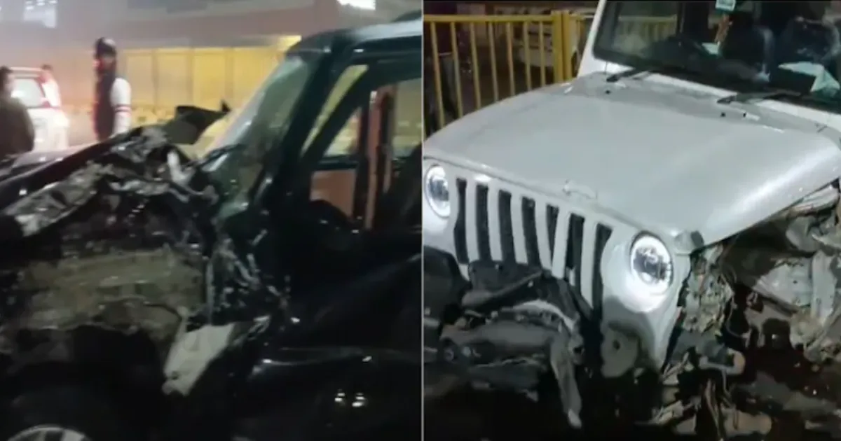 Drunk Driver Goes on Rampage on Mathura Road, Smashes Multiple Vehicles in Faridabad