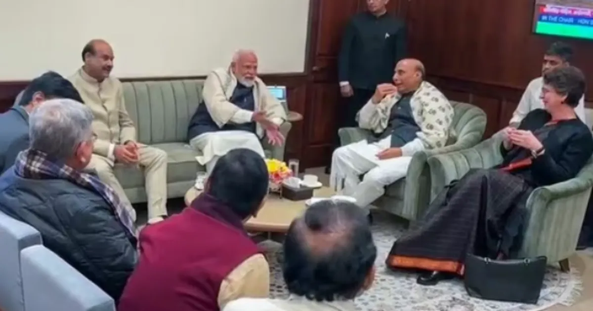 Priyanka Gandhi Tells PM Modi She’s Learning Malayalam During Tea Meet