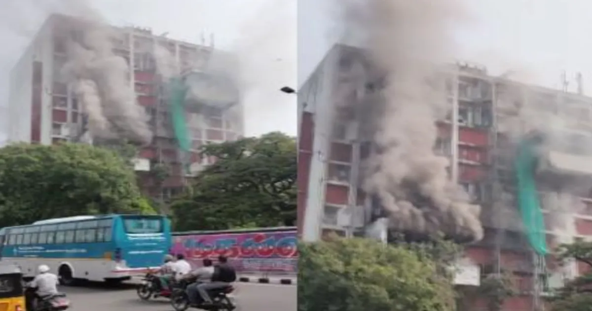 Fire Breaks Out at BSNL Chennai Office on Anna Salai; Services Disrupted