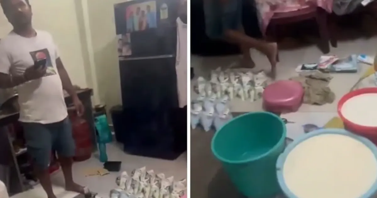 Viral Video Reveals Alleged Milk Adulteration with Chemicals in Mumbai’s Andheri