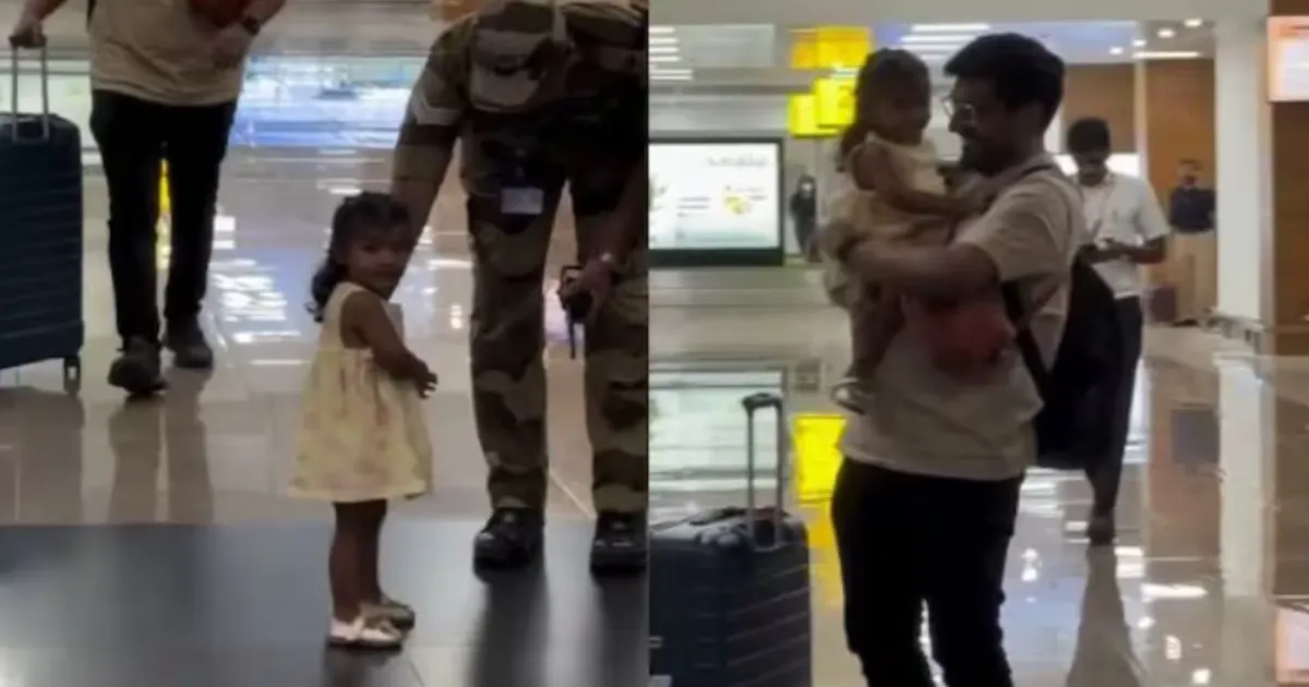 CISF Personnel’s Act of Kindness at Airport Draws Widespread Applause